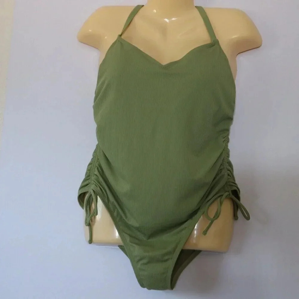 Catalina One Piece Swimsuit‎ Green 1X